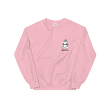 Load image into Gallery viewer, Cup of tea sweater in pink by Jonn Designs